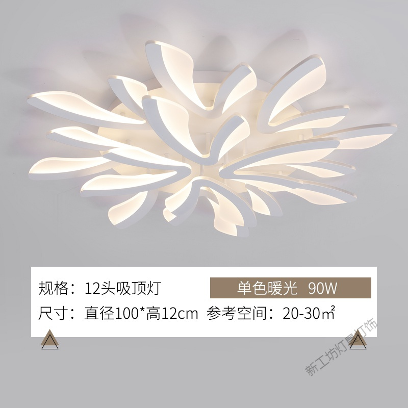 苏宁放心购 客厅灯2020年新款简约大气家用led创意北欧后现代卧室吸顶灯灯具