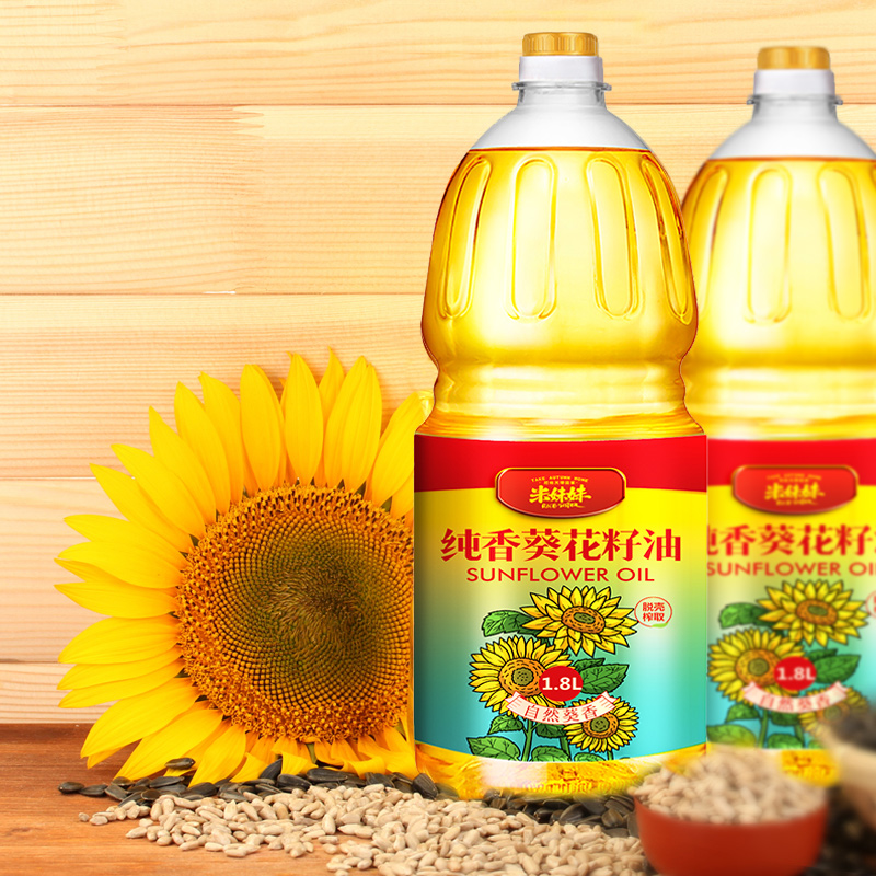 米妹妹纯香葵花籽油1.8L高清大图