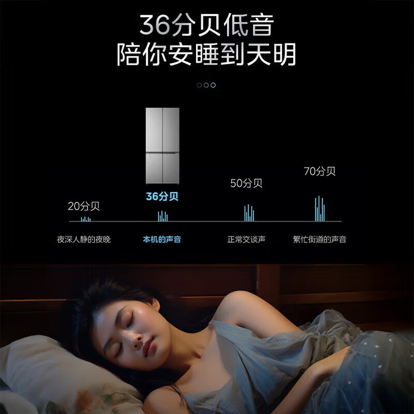 [自营]美的冰箱十字对开门电冰箱500升大容量家用1级能效自动除霜双变频速冷速冻BCD-500WSPM(E)国补以旧换新高清大图