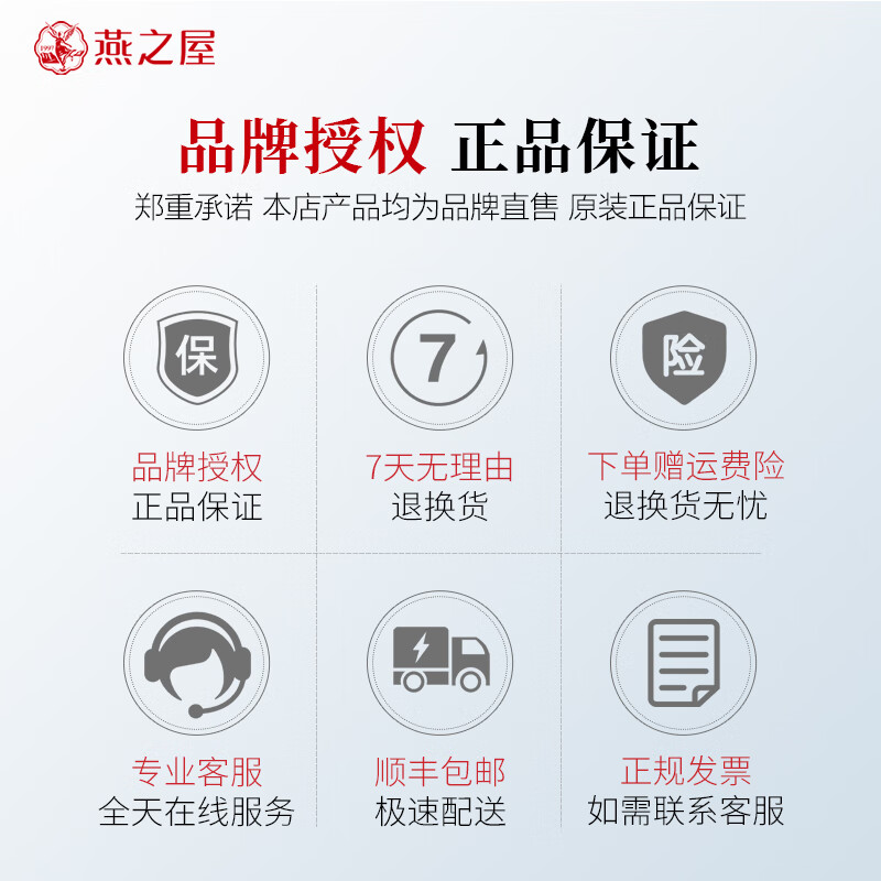 燕之屋 原盏干燕窝3星圆筒礼盒50g高清大图