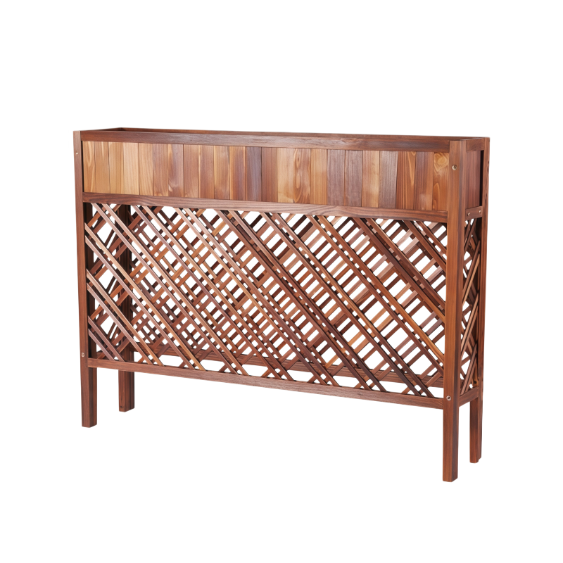 荺炬 户外花箱 160*25*120cm 个高清大图