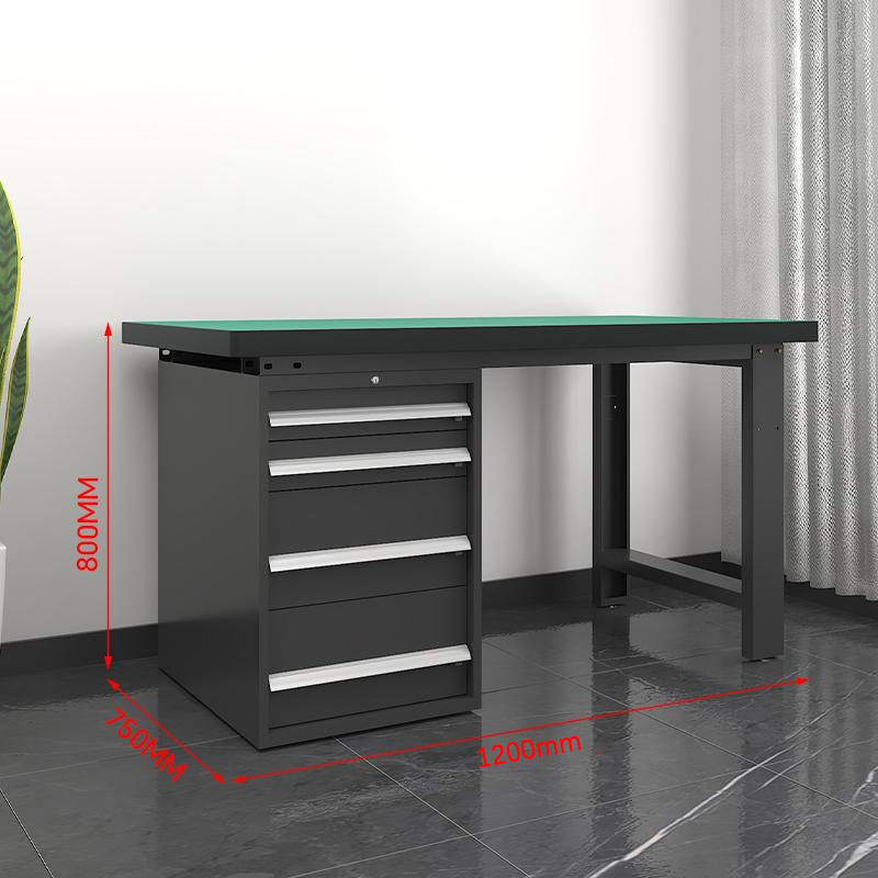 鑫金虎 防静电工作台车间流水线操作台工厂维修检验桌重型钳工台 偏四抽1.2m高清大图