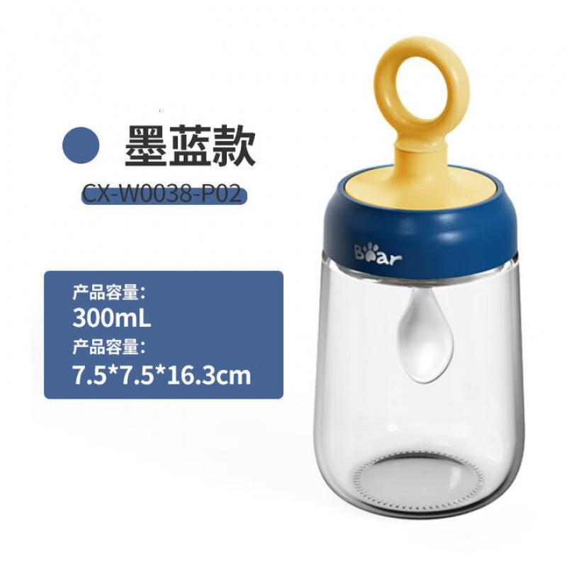 小熊(Bear)油壶食用油调料罐家用厨房防漏油壶自动开合玻璃油瓶 储油壶 300ml W0038-S02高清大图