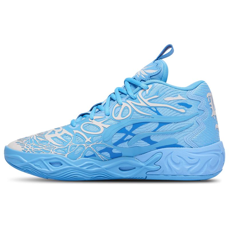 彪马(Puma)篮球实战鞋透气缓震男鞋专业运动场PU材质高帮Melo签名高清大图