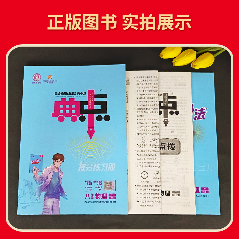 物理 八年级下 [正版]2023春 典中点八年级下册物理人教版RJ 荣德基典中点八下物理同步课时作业训练 初二物理辅导资