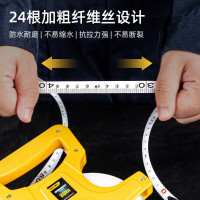 得力(deli)DL98030 架式皮卷尺 塑壳(黄)30mX12.5mm