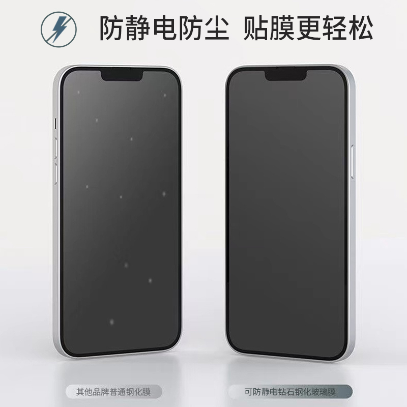 宏海涞适用VIVOS5钢化膜S9E高铝二强防静电防爆抗指纹全屏高清丝印黑边手机x27全屏覆盖手机钢化膜