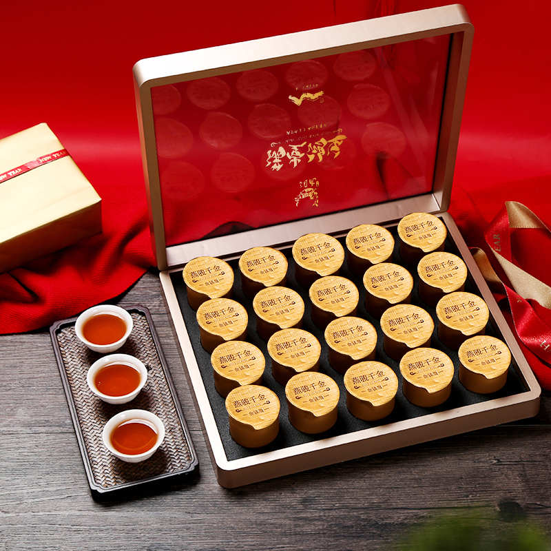 润虎茶叶礼盒满堂鸿运金骏眉小罐红茶叶160g
