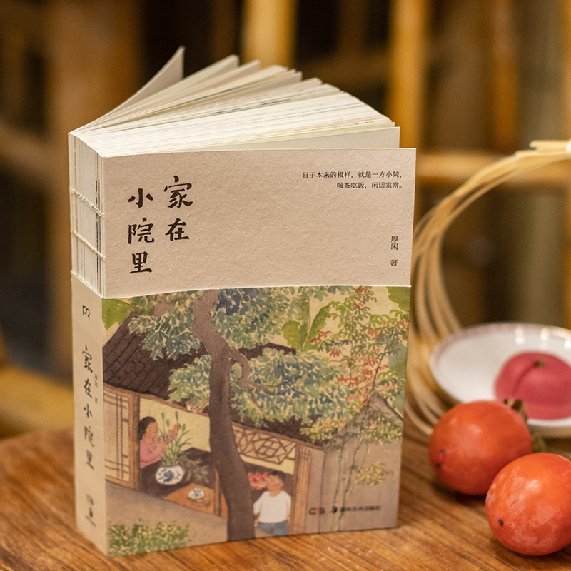 [正版]签名版 家在小院里 小红书人气绘画博主厚闲治愈系图文集 抚慰人心的烟火气 老街小巷的人情味 回不去的旧时光 绘高清大图