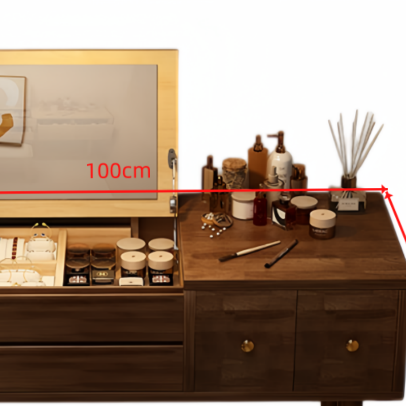 烁恒 梳妆台 100*45*78 张高清大图