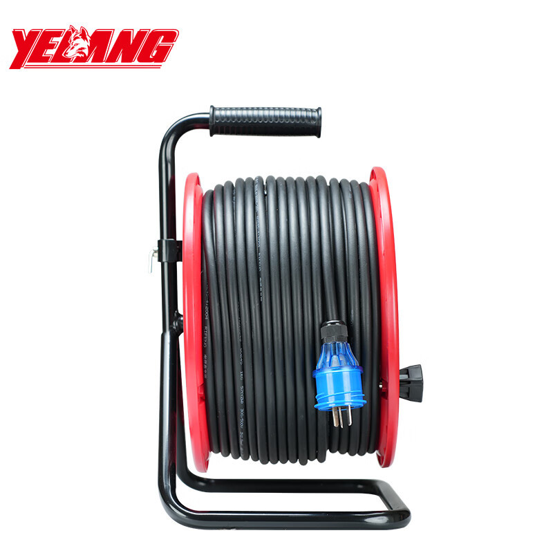 野狼YELANG 380V~400V25A绕线盘电缆盘电源盘卷线盘 YLB3303163三火一零30m