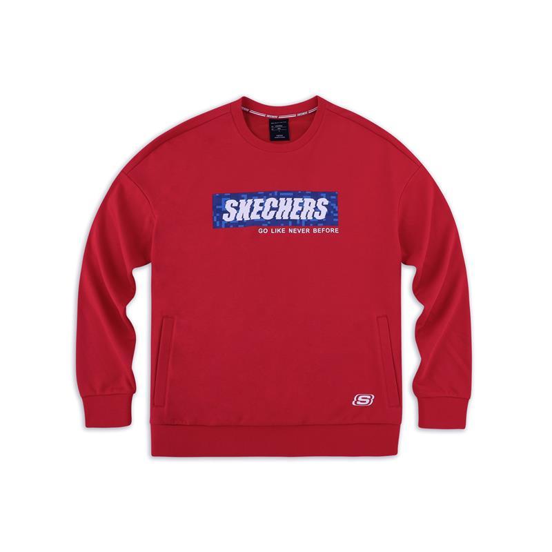 Skechers斯凯奇 套头卫衣男 SMAMS19B034