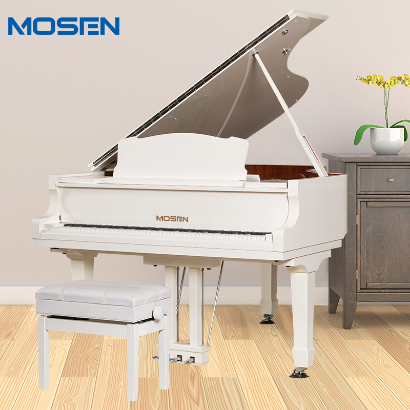 莫森(MOSEN)MS-102G三角钢琴 88键进阶款家用考级演奏真钢琴1-10级 105CM 典雅系列