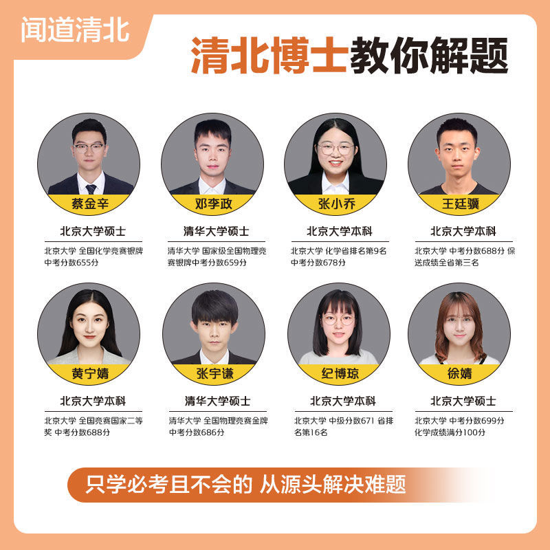 [醉染正版]2023视频讲透中考语文数学英语物理化学套装 闻道清北教师 初中生七八九年级初一初二初三清北教思视频讲解教辅高清大图