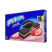 奥利奥(OREO) 威化饼干 双心脆草莓口味232g
