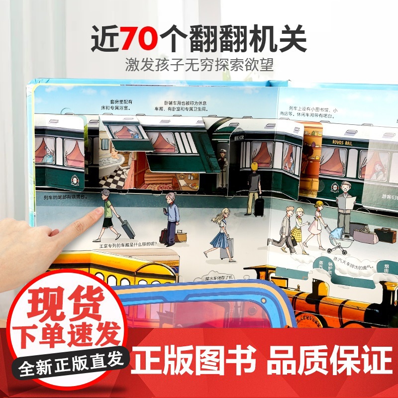 揭秘火车(小眼睛看大世界翻翻书)高清大图