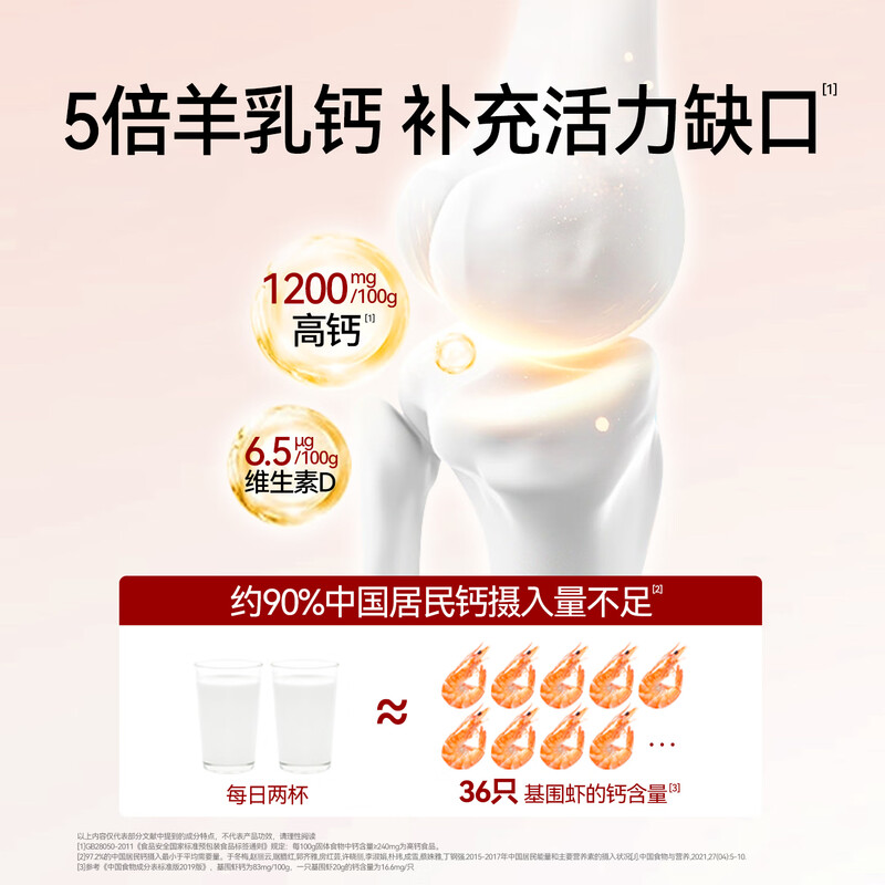 卓牧(JOMILK) 营养红参元养羊奶粉625g高清大图