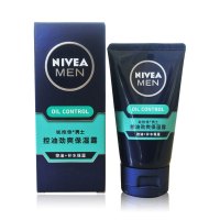 妮维雅(NIVEA)男士控油劲爽洁面乳100g 控油平衡 保湿补水 (新老包装随机发)男士洗面奶 男士洁面