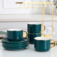 欧式祖母绿茶杯2套