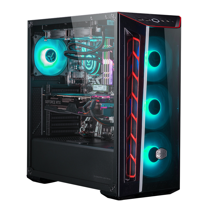 攀升 守护神S2 八核十六线程 i7 10700F/RTX2070 Super高端吃鸡游戏电脑主机 高配台式DIY组装机 水冷电竞网吧直播电脑整机