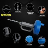 定制家用手摇弹簧厨房捅下水道疏通器手动清理掏投水管道堵塞通渠工具