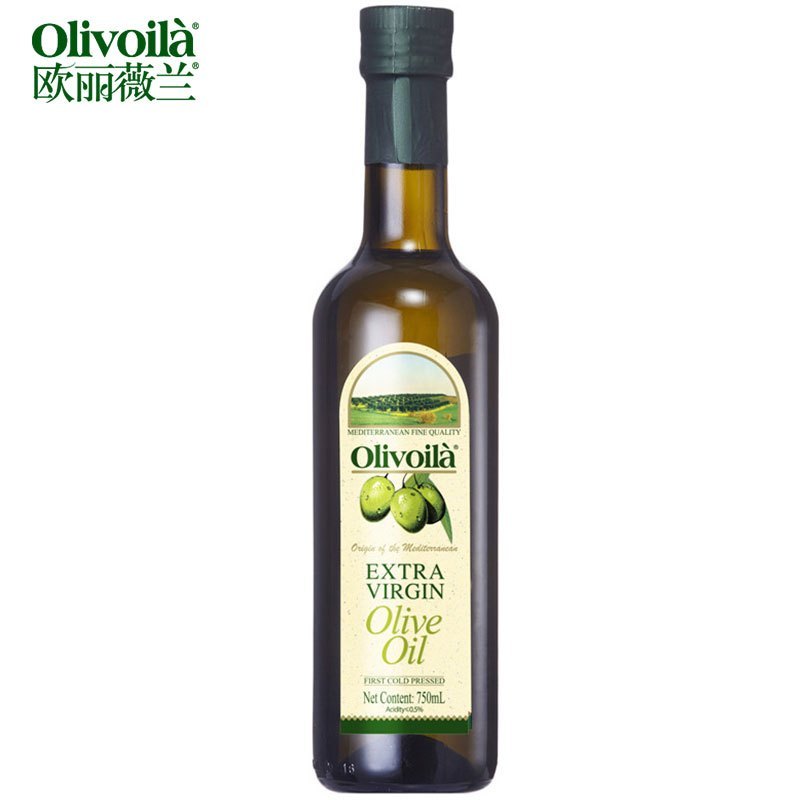 欧丽薇兰 Olivoilà 食用油 特级初榨压榨 橄榄油700ml