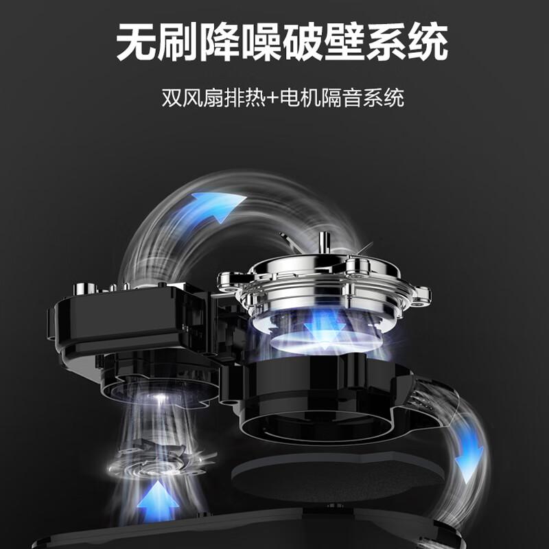 苏泊尔(SUPOR)变频无刷轻音可拆洗破壁机家用蒸汽清洗多功能加热豆浆机料理机辅食机超薄电机一机双杯SPX908R高清大图
