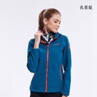 波梵森户外软壳衣男女情侣款春夏防泼水透气防风抓绒情侣软壳外套