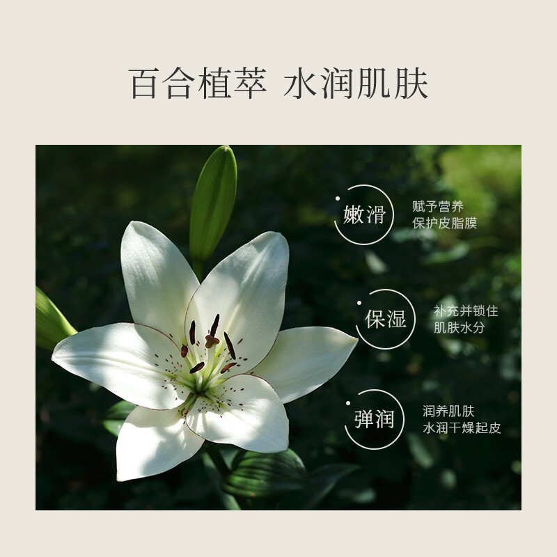 浅香百合氨基酸沐浴露(750g)高清大图