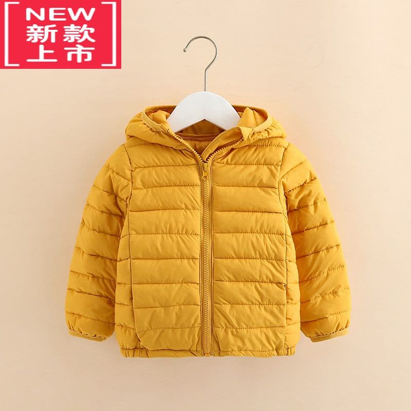 可莉允宝宝连帽棉服2022冬装新款男童女童童装儿童外套xn-0212图片