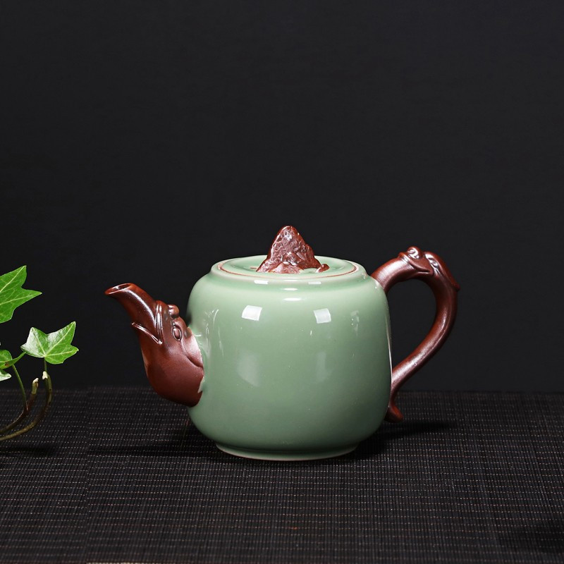 八方礼 龙行天下10入茶具绿色