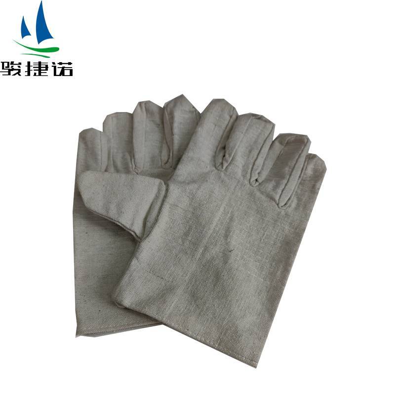 骏捷诺24线帆布手套白甲布全衬加里帆布手套10双装/包