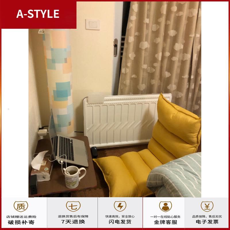 苏宁放心购懒人沙发榻榻米折叠床单人卧室阳台椅休闲小户型可爱女网红款躺椅A-STYLE家具图片