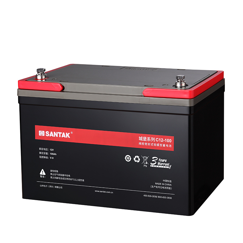 山特(SANTAK)UPS电源电池C12-100免维护铅酸蓄电池12V100AH高清大图