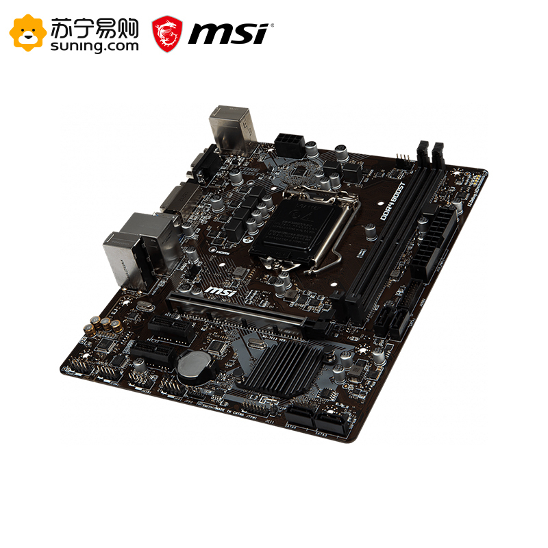 微星MSI H310M PRO-VD PLUS主板+i3 9100F处理器 板U套装