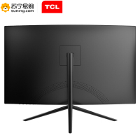 TCL 23.6英寸1800R曲面电脑显示屏 广视角微边滤蓝光不闪屏高清游戏电竞显示器(HDMI/VGA)T24M7C