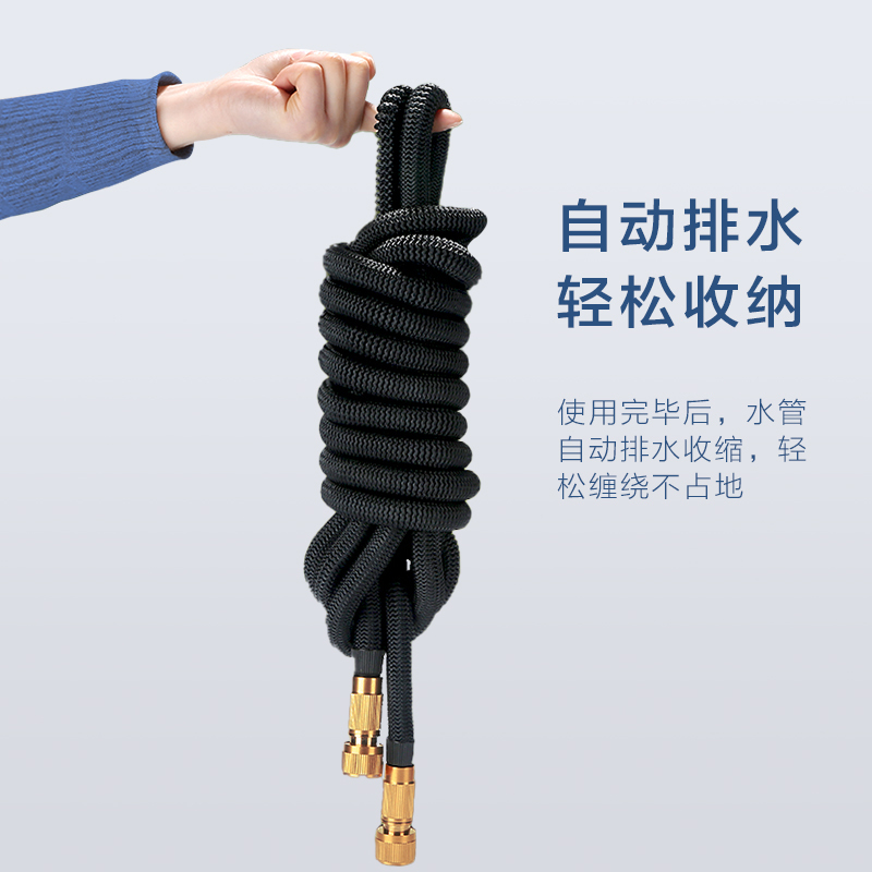 美的高压洗车水枪神器家用水枪冲洗地面汽车伸缩水管喷头接自来水MQQ01