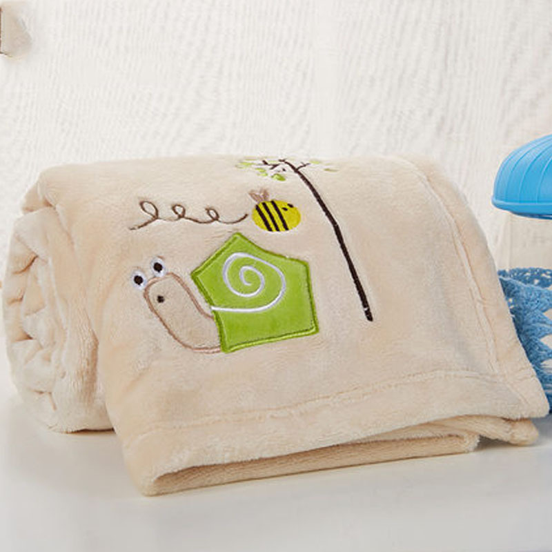 【 1个月-6岁】可爱卡通宝宝毛毯被子法兰绒珊瑚绒毯夏季毛巾被儿童小