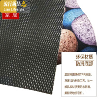 3d地垫垫地毯防滑厨房卧室客厅塑料脚垫进口家用超薄地垫子 三维工匠