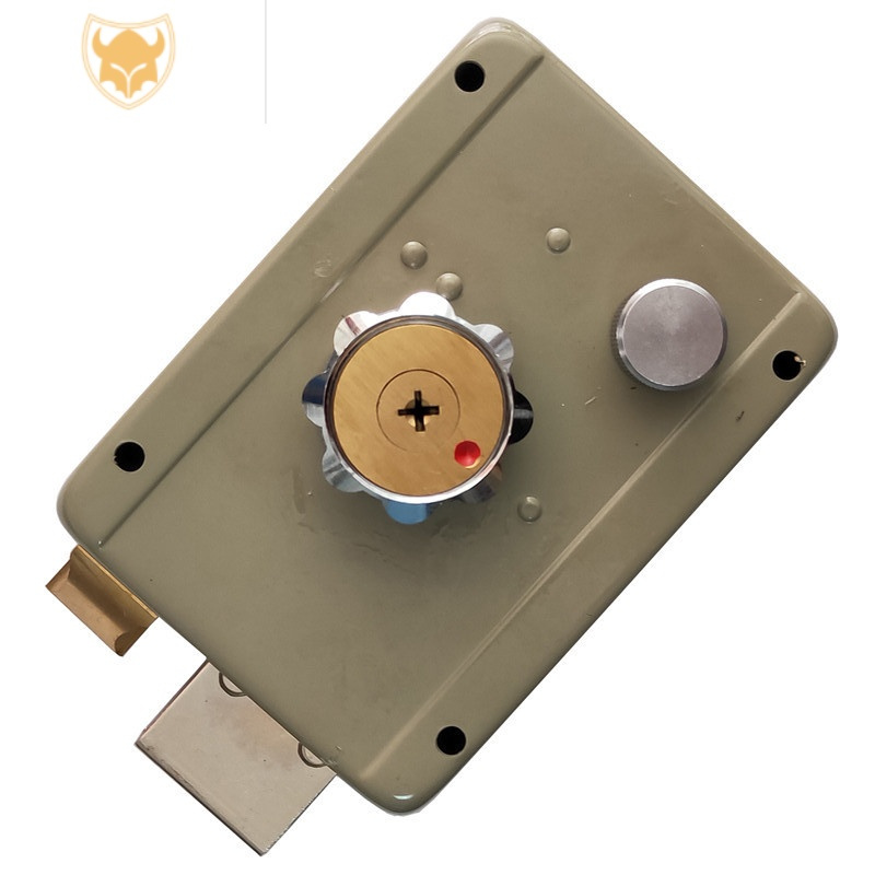 西默原装老式盼盼防盗门锁afs安防十字外装门锁c级盼盼边锁a1076d