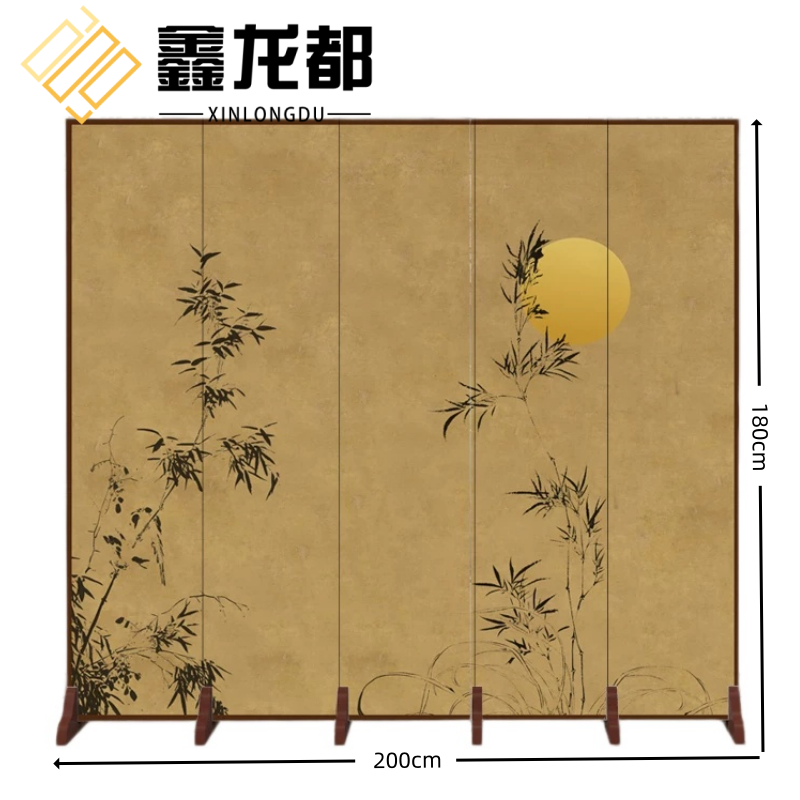 鑫龙都 折叠屏风五扇个