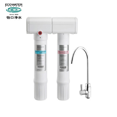 怡口净水(ECOWATER) 800FFDC净水器家用厨房直饮超滤机 无桶无废水不插电