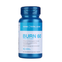 [健康燃脂]GNC 健安喜 Burn60瓜拉纳复合片 60片/瓶 美国进口 膳食营养补充剂 113克