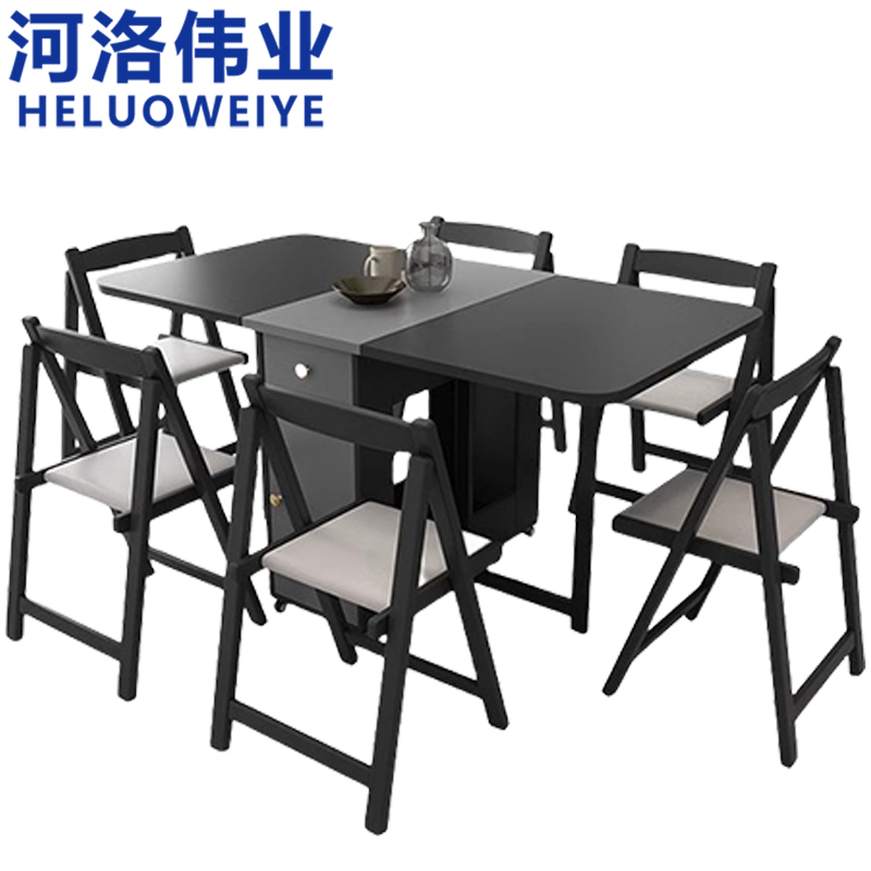河洛伟业折叠餐桌高清大图