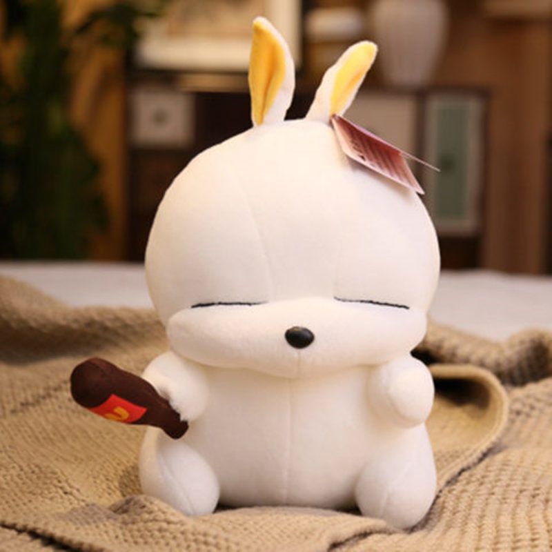正版流氓兔毛绒玩具流氓兔公仔布娃娃中大号流氓兔玩偶情人节礼物黑