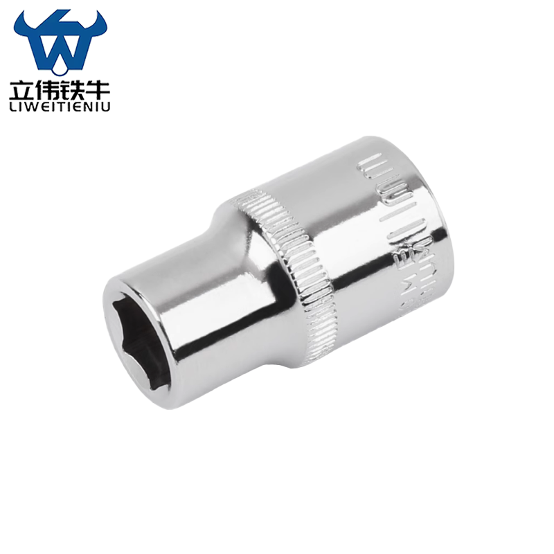 立伟铁牛1/2六角短套筒11mm/个高清大图