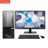 联想(Lenovo)扬天M6600t 商用台式电脑 23英寸屏(I5-10400 4GB+4GB 1TB+128GB固态 无光驱 W10H)