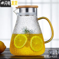 三维工匠冷水壶玻璃耐热高温加厚防爆大容量凉白开水家用扎壶果汁水杯套装 1600ml（加厚）店长推荐