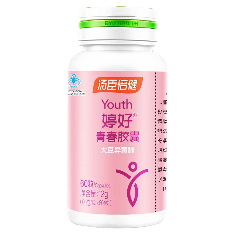 婷好青春胶囊 XC1427 大豆异黄酮女士雌性激素延缓衰老 0.2g*60粒/瓶（单位：瓶）