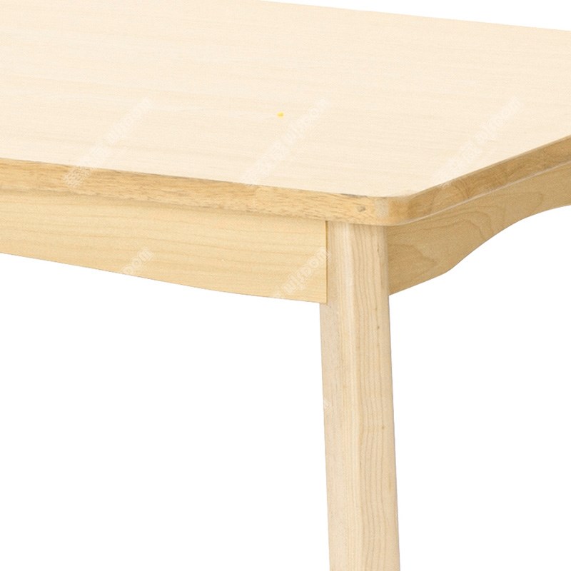 维也纳实木6人桌面高清大图